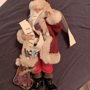 THOMAS KINKADE ST. NICHOLAS, NAUGHTY OR NICE SANTA FIGURINE BY BRADFORD EDITIONS